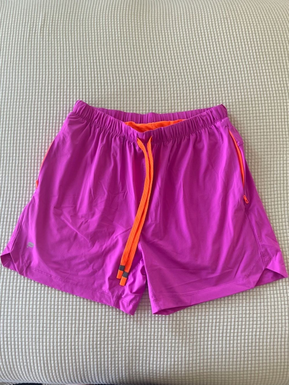 Purple and Orange Fabletics Shorts
